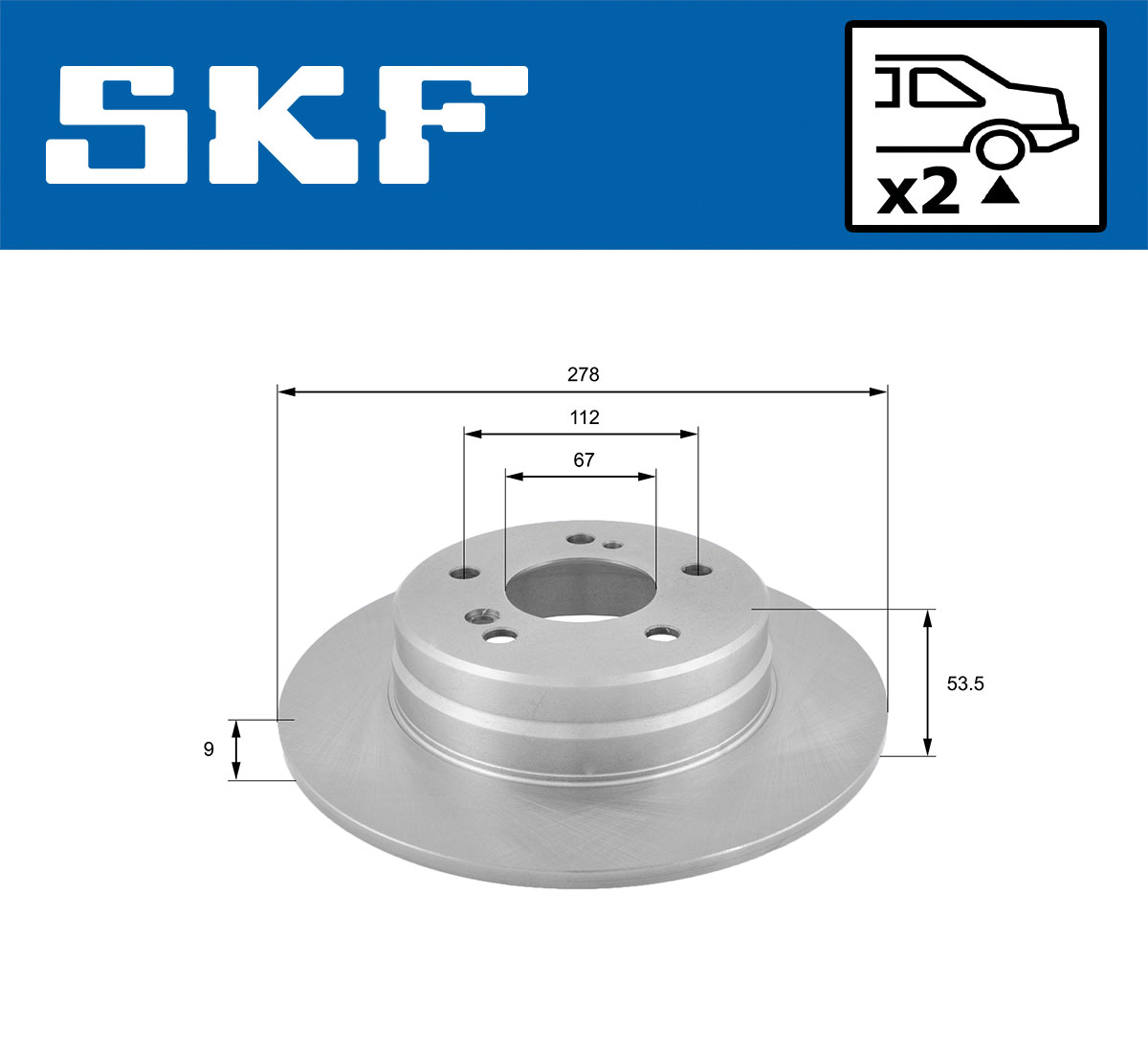 SKF VKBD 90088 S2 спирачен...